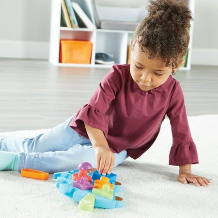 Learning Resources Spike the Fine Motor Hedgehog Puzzle Playmate Fine Motor Game Color and Shape Recognition Ages 18 months