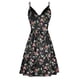thumbnail image 4 of ICHUANYI Clearance Women Summer V Neck Dress Spaghetti Strap Sleeveless Casual Beach Midi Dress(Black, XL) Ichuanyi Ichuanyi, 4 of 5