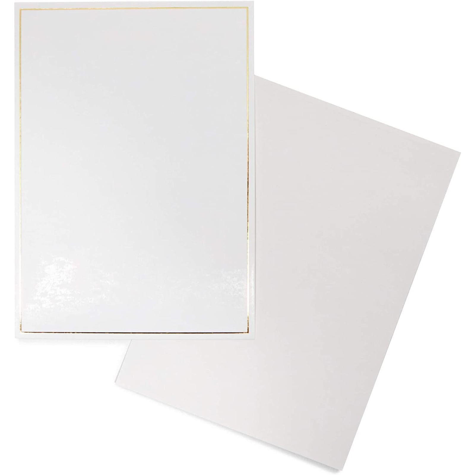 50 x 5"x 7" Blanc Festonné Vierge Cartes 300gsm & Enveloppes Fabrication Carte Craft 835 