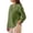 Army Green, variant on ManxiVoo Breathable Cotton Linen Shirt for Women Classic Button Down Blouse 3/4 Sleeve Top for Business Casual and Weekend Outfits L Size Black