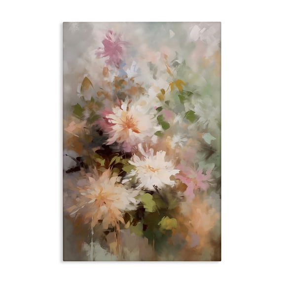 Stupell Industries Shabby Chic Faded Pastel Dahlias Canvas Art, 16 x 24, by Creative Studio