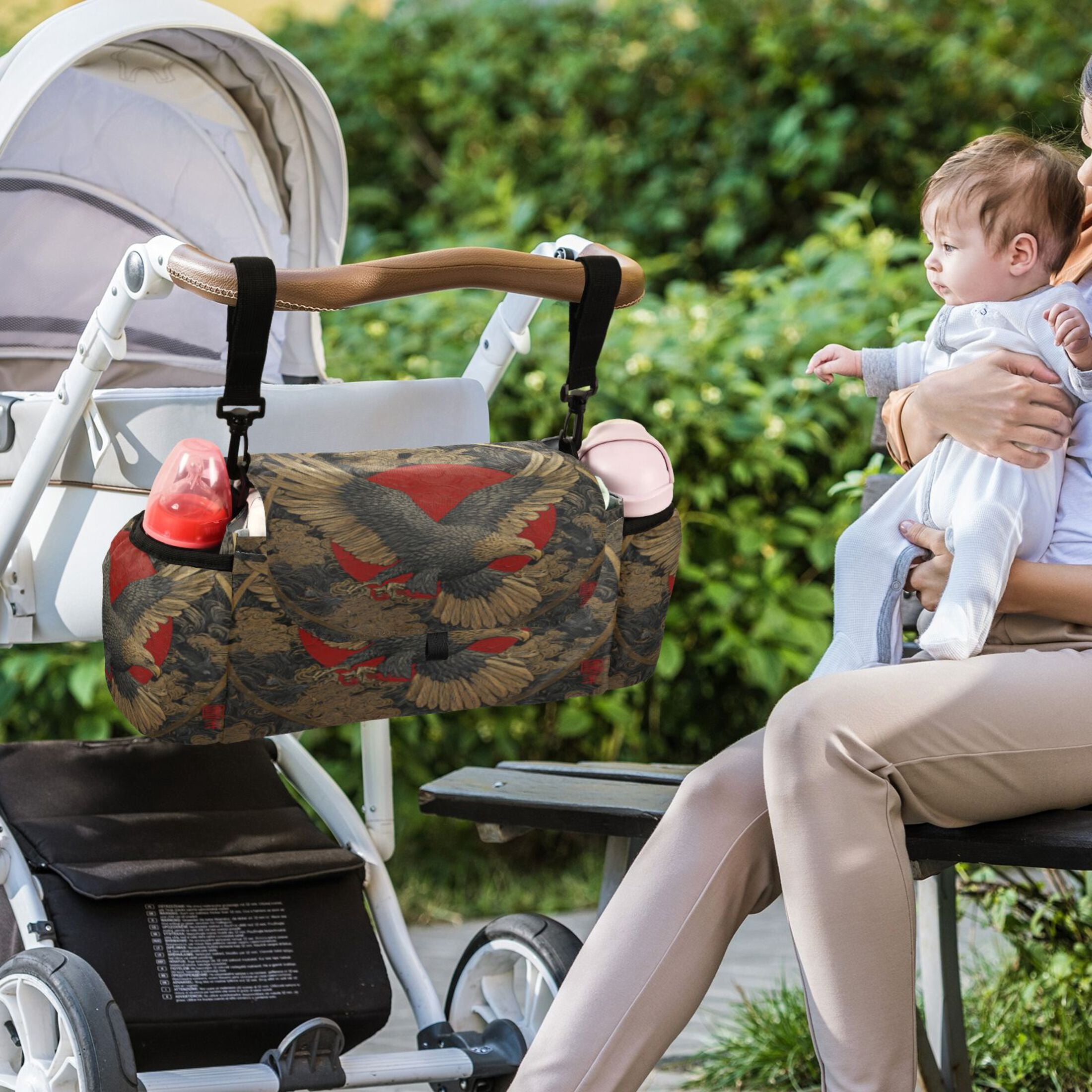DIXRUYEE Stroller Organizer Smarty Sheep Printed