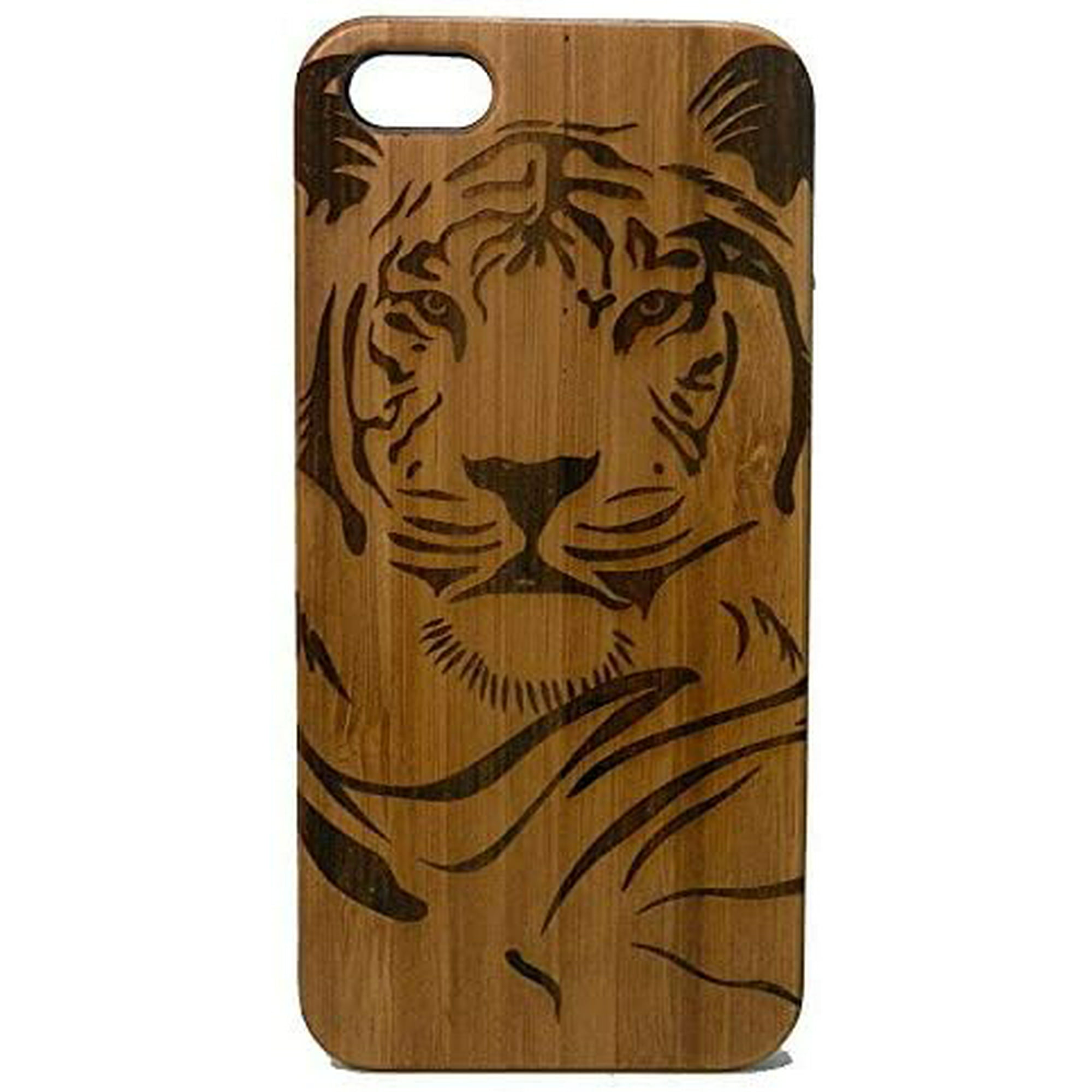 Tiger Case for Tiger Case for iPhone 7 Plus | iMakeTheCase Eco-Friendly  Bamboo Wood Cover | Big Cat Jungle Stripes Spirit Animal | Walmart Canada