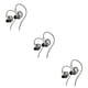 thumbnail image 4 of Sidaley Auriculares con cable Auriculares de 3,5 mm Auriculares para correr Jogging Auriculares para teléfono inteligente Manos libres Auriculares Type1 NO1, 4 of 6