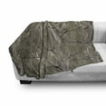 thumbnail image 3 of Woodland Soft Flannel Fleece Throw Blanket, Twig Branches and Fall Leaves Pattern Nature Forest Art Illustration, Cozy Plush for Indoor and Outdoor Use, 60" x 80", Sepia and Pale Brown, by Ambesonne, 3 of 6