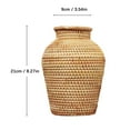 Clearance Sale Rongxk 1X Ornament Desktop Ornament Rattan Vase