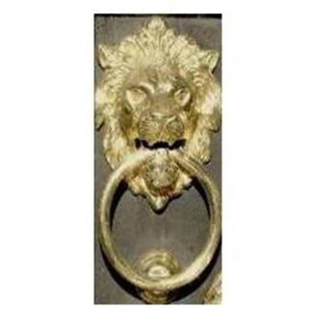 Dolls House Miniature Accessory Door Furniture Antique Gold Lions Head Knocker for sale online 