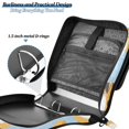 thumbnail image 7 of 3 Ring Zipper Binder with Shoulder Strap Waterproof Trapper Keeper 2 Inch D-Ring 500 Sheets Capacity Cute Baby Tigers and Leaf, 7 of 7