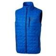 thumbnail image 2 of Men's Cutter & Buck Royal Tulsa Drillers Rainier PrimaLoft Eco Insulated Full-Zip Puffer Vest, 2 of 3