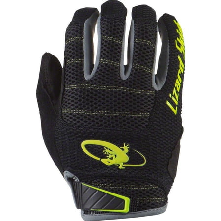Lizard Skins Monitor AM Gloves: Jet Black/Neon XL