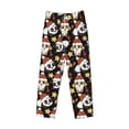thumbnail image 4 of Goofa Cute Dog Panda Printed Soft Pajama Pants for Men, Wide Leg Comfy Casual Lounge Yoga Pants-Small, 4 of 9