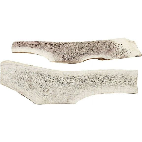 7-8" Large Split Naturally Shed Elk Antler Dog Treats, 2 count