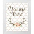 thumbnail image 1 of Robinson, Tamara 20x24 White Modern Wood Framed Museum Art Print Titled - You Are Loved, 1 of 4