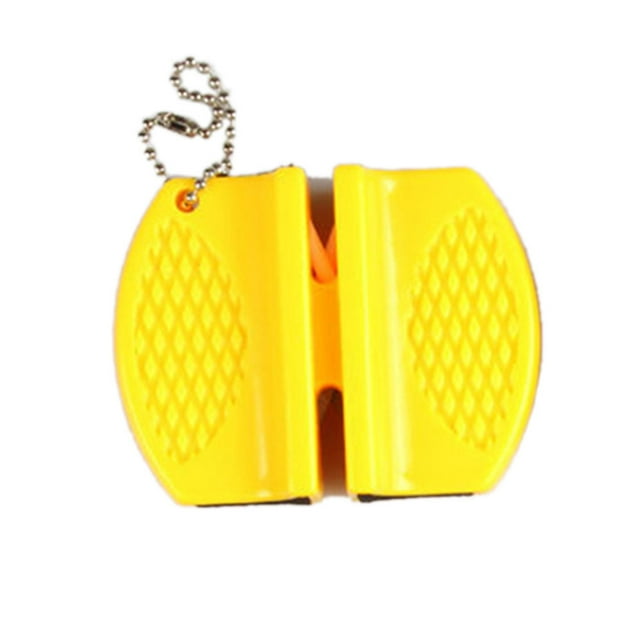 fashionhome Portable Mini Cutting Tools Sharpener Kitchen Tools Accessories Butterfly Type Two-stage Whetstone