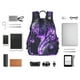 thumbnail image 4 of Fotbe Purple Pattern White Tiger Mochila Ligera para Hombres y Mujeres - Duradera y Resistente al Agua, Ideal para Escuela, Trabajo, Viajes y Uso Diario, 4 of 7