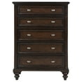 thumbnail image 3 of Andover 5-drawer Chest of Drawers Dark Oak, 3 of 12