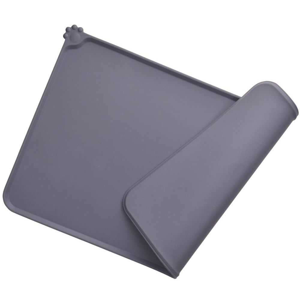 Silicone Dog Food Mat, Dog Bowl Mat, Nonslip Waterproof, Prevent