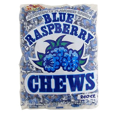 - ALBERT'S CHEWS BLUE RASP 240 PIECE BAG