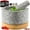1.5 Cups, Unpolished Grey, variant on Priority Chef Mortar and Pestle Set with Bamboo Base, Polished Natural Granite Large 2 Cups, White