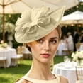 thumbnail image 6 of SAWOBUUN Women Elegant Fascinator Hat Vintage Floral Mesh Headpiece, 6 of 6