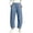 Blue, variant on Vivianyo HD Women's High Waist Barrel Leg Quick Dry Pants, Elastic Waist Solid Casual Long Trousers With Side Storage Pockets for Women, Women's Black, Sizes S-3XL