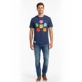 thumbnail image 4 of Nintendo Super Mario, Men's & Big Men's Graphic Tee, Lumas Around, Sizes S-3XL, 4 of 5