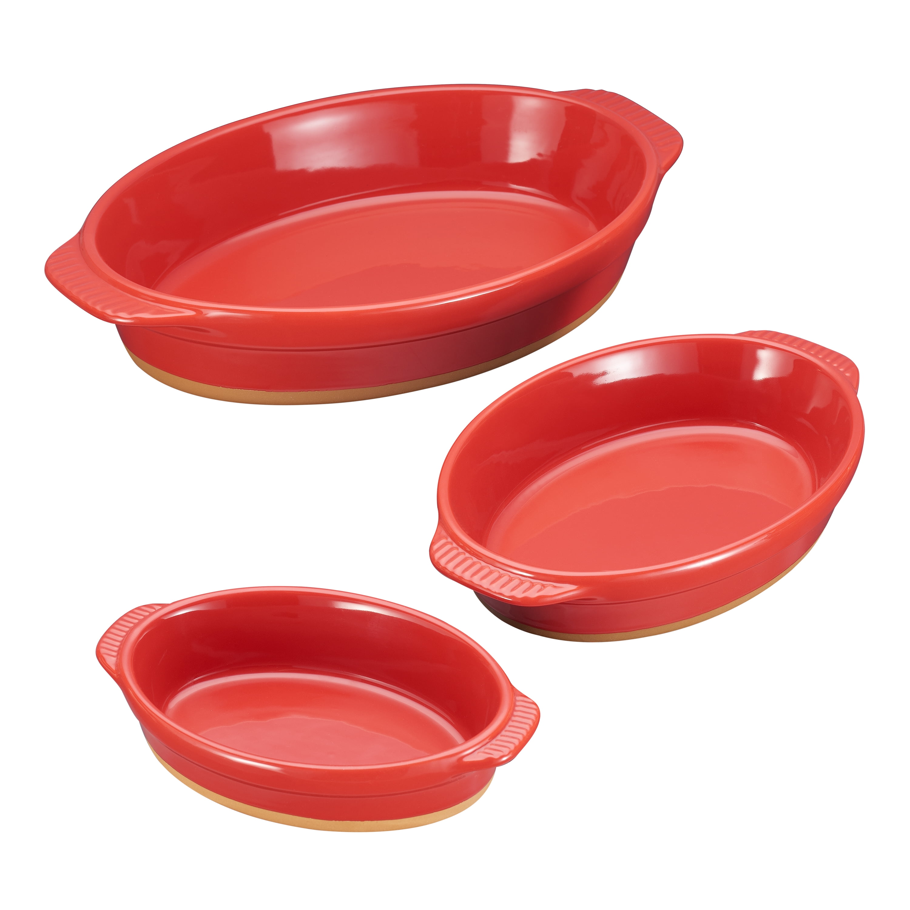 Better Homes & Gardens Parker Oval Casserole Baking Dish, Set of 3