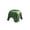 Green, variant on Low Plastic Bathroom Stool, 9.45 in Small Non Slip Step Stool for Shower Sink Closet Use, Gray