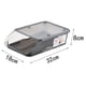 thumbnail image 4 of Caja de huevos con ruedas automáticas, diseño deslizante que ahorra espacio, cubierta superior desmontable, 03-negro, 4 of 9
