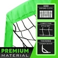 thumbnail image 3 of RUNBOW 6x4 ft Portable Kids Soccer Goal, Backyard Practice Net with Carry Bag, 3 of 8