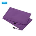 thumbnail image 3 of Unique Bargains Waterproof Zipper File Bags, A5 Document Holders for Office, Purple 3 Pack, 3 of 6