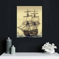 thumbnail image 4 of Nawypu Sailing Ship Poster Print Art Picture Vintage Style Nautical Old Sailboat Home Wall Canvas Decor, 4 of 4