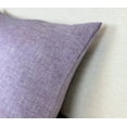 thumbnail image 4 of Aiking Home Woven Fine Faux Linen Throw Pillow Cover, size 14"x26", Lavender, 4 of 7