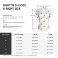 thumbnail image 4 of Yiaed Gold Rabbit Print Women's T Shirt V-Neck Short Sleeve Shirt Casual Breathable Tee Summer Tops-Medium, 4 of 5