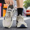 thumbnail image 6 of Men's Lace-Up Mesh Spliced Platform Athletic Casual Shoes, 6 of 7