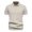 Beige, variant on JTieacloth Mens Collar Shirt Mens Summer Lapel Casual Knit Shirt Fashion Solid Color Cotton Short Sleeve Size Top Beige L