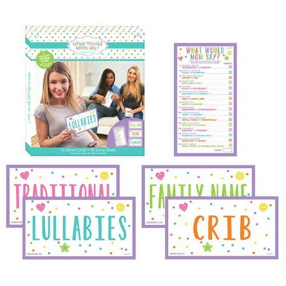 Various Baby Shower 'What Would Mom Say' Party Game (1ct)