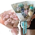 thumbnail image 2 of Nvzi gifts, flowers, gift box packaging paper, Chinese floral paper thickened printed floral packaging paper (pink), 2 of 5