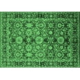 thumbnail image 1 of Ahgly Company Indoor Rectangle Oriental Emerald Green Industrial Area Rugs, 8' x 12', 1 of 4