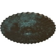 thumbnail image 3 of 47 5/8"OD x 2"P Shakuras Ceiling Medallion (For Canopies up to 6 1/2"), Hand-Painted Bronze Blue Patina, 3 of 5