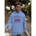thumbnail image 2 of Happy Birthday America! Hoodie Juniors -Image by Shutterstock,  Large, 2 of 4