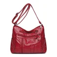 thumbnail image 3 of Bolsos y carteras casuales de mujer de alta calidad, bolsos cruzados de hombro de diseñador retro 2024, bolso femenino de cuero PU suave, 3 of 5