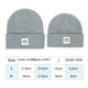 thumbnail image 5 of Gorro de punto para bebé, gorro de lana a juego, bonito gorro con estampado de emoticonos, gorro de otoño e invierno para niños, 5 of 6