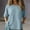 Light Blue, variant on Linen Tunic Crewneck Button Blouse Boyfriend Dress Shirt Cotton Linen Tunic Tops Loose Fit Cotton Blouses Button Down Plaid Shacket Shirt V Neck Blouses Loose Gauze Tunics Orange 2XL