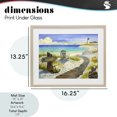 thumbnail image 4 of Stupell Industries Rustic Lodge Boardwalk To The Lighthouse Birch Framed Print Under Glass, 16 x 13, by Robin Altman, 4 of 8