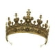 thumbnail image 1 of Tocado de corona de rey para hombre, tocado para bandas, fiestas temáticas, Halloween y Oro oscuro, 1 of 7