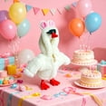 thumbnail image 2 of FEOLGEHLY Desk Goose Outfits, Desk Goose Outfits 7 inches, Birthday Decorations, Desk Goose Costumes, for Garden Lawn Holiday Party Birthday Decor (B), 2 of 7