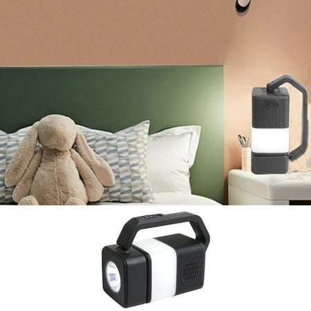 

Heajfvd Searchlight USB Charging Multifunctional Plastic Bluetooth-compatible Sound Lamp Searchlight for Outdoor