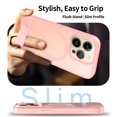 thumbnail image 6 of Dteck Magnetic Case for iPhone 14 Pro / iPhone 13 Pro,Shockproof TPU+PC Anti-Slip Compatible with Mag Safe Case Adjustable Kickstand Frosted Translucent Matte Phone Cover,Pink, 6 of 6
