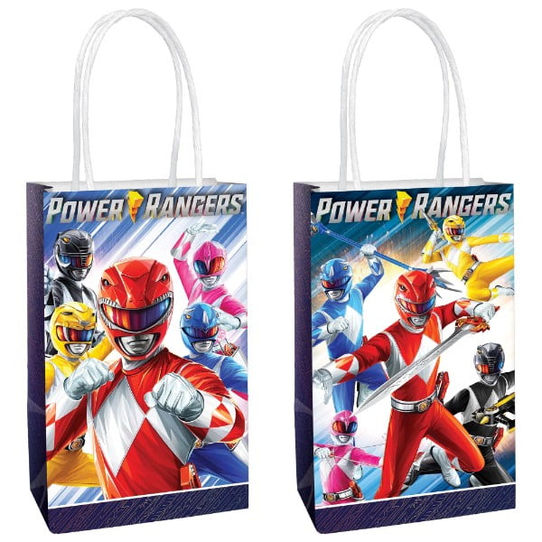 Power Rangers 'Classic' Printed Kraft Paper Favor Bags (8 count